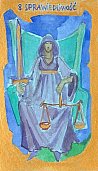 tarot - 8 sprawiedliwosc