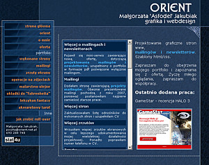 projekt strony głównej ZG PTTK marzec 2006